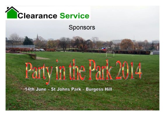 Party in the Park Burgess Hill 2014