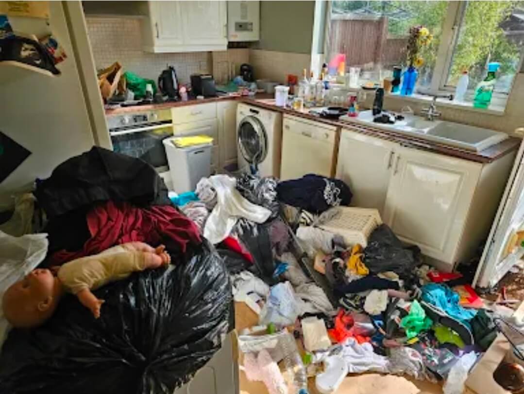 A property restored to a sale-ready condition following a gross filth and hoarded house clearance
